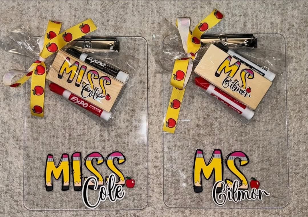 Teacher clipboards