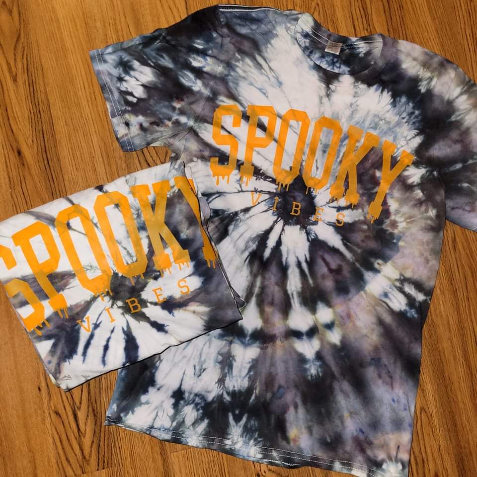 Spooky tie dye