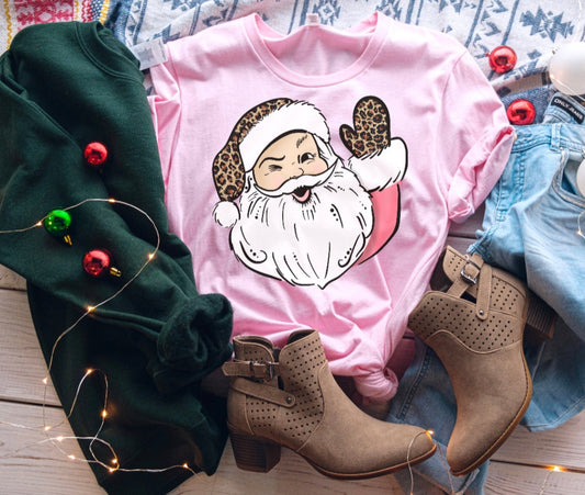 Pink santa