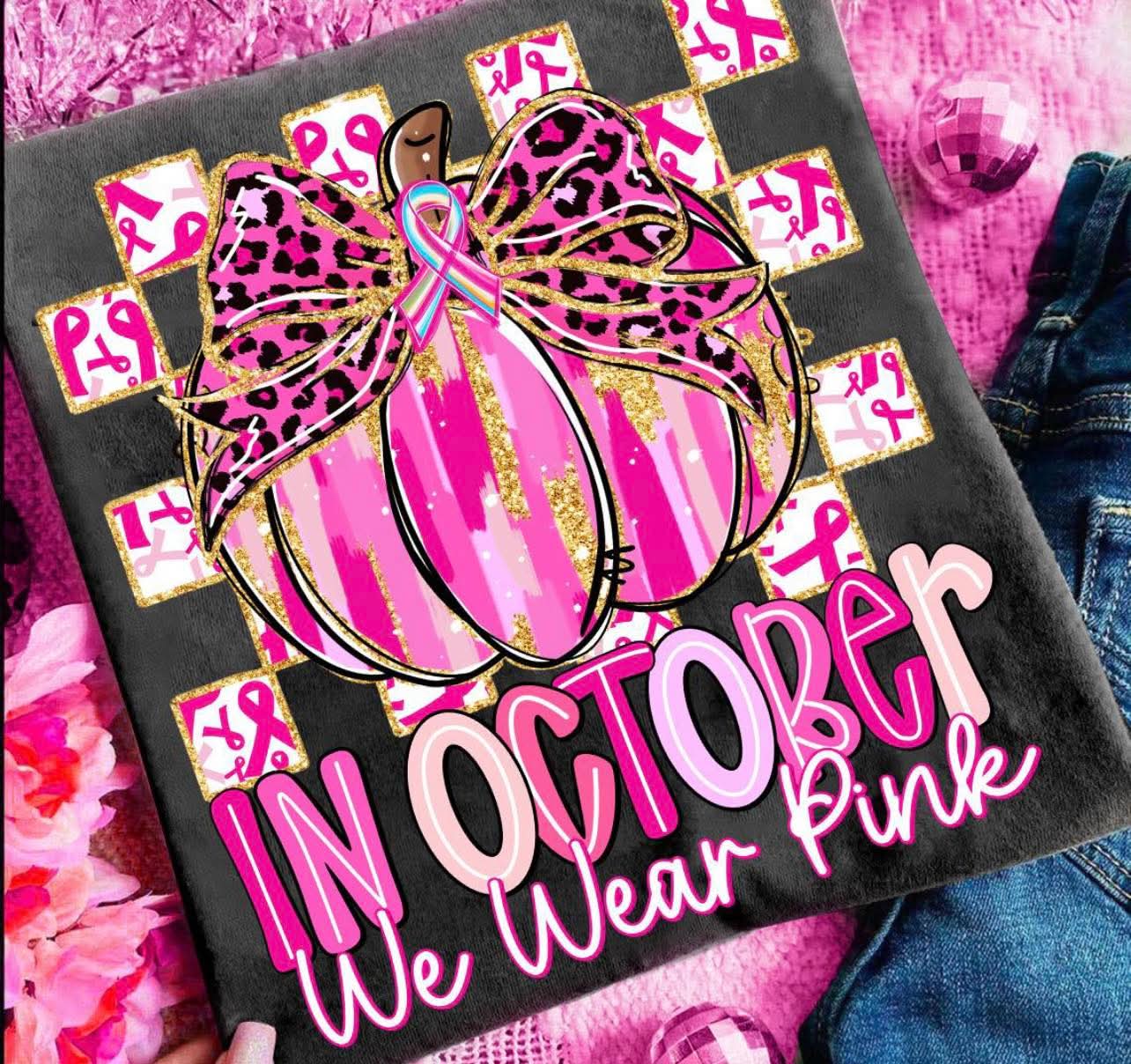 In October we wear pink