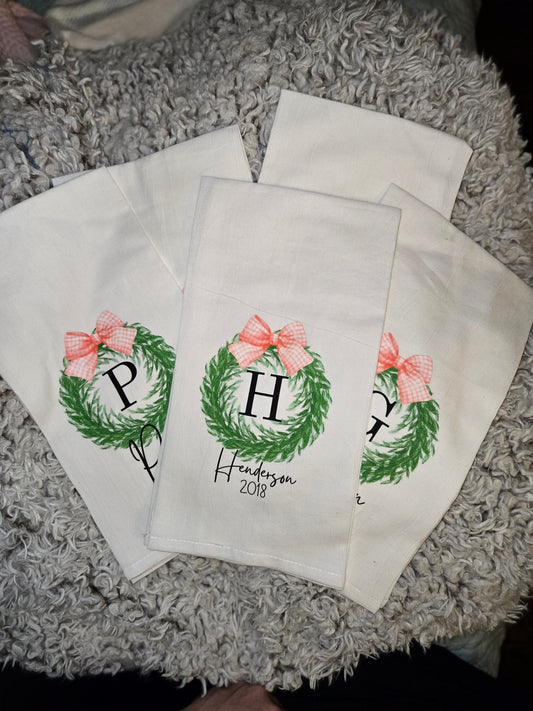 Customized tea towel