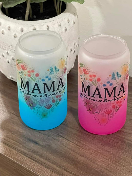 Mama Personalized Drinking Glass