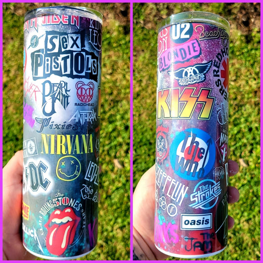 Band collage tumbler